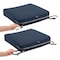 Classic Accessories Montlake FadeSafe Patio Lounge Chair Cushion Set, 25 x 47 Inch, Heather Indigo 62-102-015503-SET - alternate 19